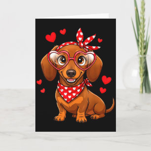 Dachshund Valentijnsdag Wiener Dog Liefhebber Ween Kaart