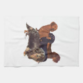 Dachshund Varieties Theedoek (Horizontaal)