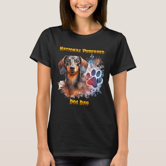 Dachshund verbinding: een geweldige band t-shirt (Voorkant)