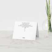 Dachshund verlies van een huisdier condoleance kaa kaart (Achterkant)