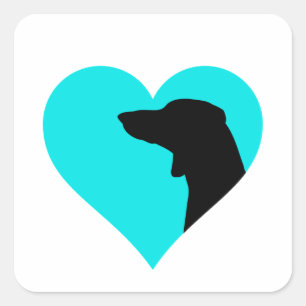Dachshund Vierkante Sticker