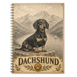 Dachshund, Vintage Heritage Hond Notitieboek