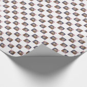 Dachshund Vlag 2 Cadeaupapier (Hoek)