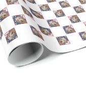 Dachshund Vlag 2 Cadeaupapier (Rol Hoek)