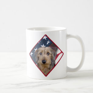 Dachshund Vlag 2 Koffiemok