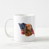 Dachshund Vlag Koffiemok (Links)