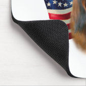 Dachshund Vlag Muismat (Hoek)