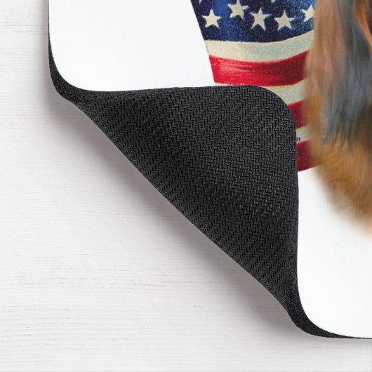 Dachshund Vlag Muismat (Hoek)