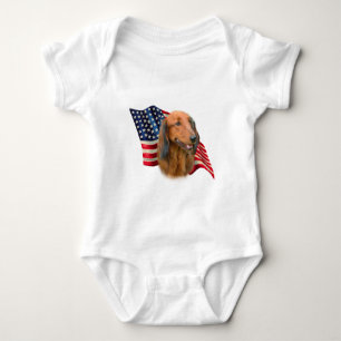 Dachshund Vlag Romper