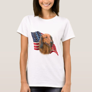 Dachshund Vlag T-shirt