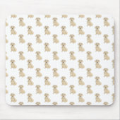 Dachshund (Vloeiend, Cream) Muismat (Voorkant)