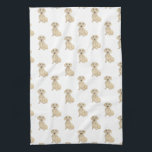 Dachshund (Vloeiend, Cream) Theedoek<br><div class="desc">Ik hou van dit zoete patroon van een gladde roomkleurige waterverf-illustratie van de dachshund, omdat het klassiek genoeg is om als neutraal te dienen, maar poppen als een zelfstandig stuk! Het is de perfecte aanvulling op elke familiekamer, kleuter, kantoor of zelfs de grot van het man! Voor de liefste cadeaus,...</div>