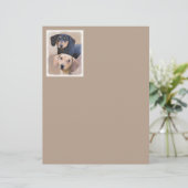 Dachshund (vloeiend) schilderen - Oorspronkelijke (Staand voorkant)