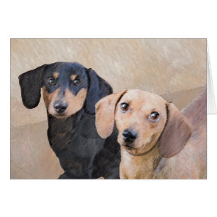 Dachshund (vloeiend) schilderen - Oorspronkelijke 