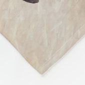 Dachshund (vloeiend) schilderen - Oorspronkelijke  Fleece Deken (Hoek)