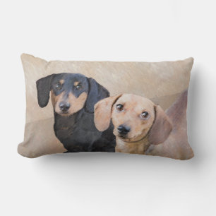 Dachshund (vloeiend) schilderen - Oorspronkelijke  Kussen