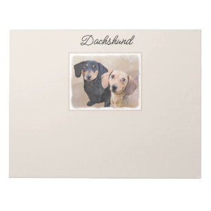 Dachshund (vloeiend) schilderen - Oorspronkelijke  Notitieblok