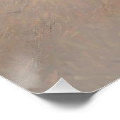 Dachshund (vloeiend) schilderen - Oorspronkelijke Perfect Poster (Hoek)