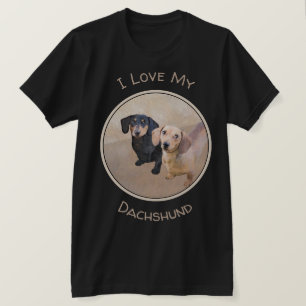 Dachshund (vloeiend) schilderen - Oorspronkelijke  T-shirt