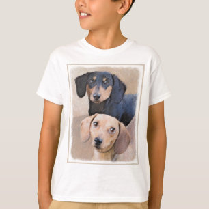 Dachshund (vloeiend) schilderen - Oorspronkelijke  T-shirt