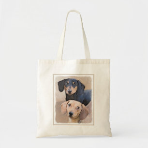 Dachshund (vloeiend) schilderen - Oorspronkelijke  Tote Bag
