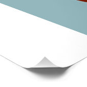 Dachshund Vouw Wenskaart Perfect Poster (Hoek)