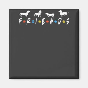 Dachshund Vrienden Magneet