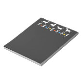 Dachshund Vrienden Notitieblok (Linkerzijde)