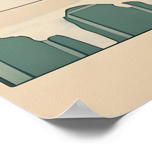 Dachshund Wall Art Japanese Style Bathroom Print (Hoek)