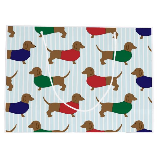 dachshund-wallpapier groot cadeauzakje (Achterkant)