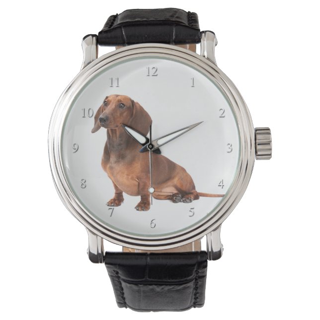 Dachshund Watch Horloge (Voorkant)