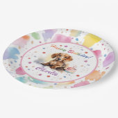 Dachshund Waterverf Papier Bord (Gekanteld)