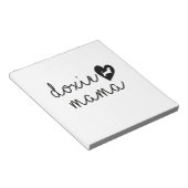 Dachshund Weenie Dog Mama Notitieblok (Schuin)