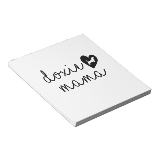 Dachshund Weenie Dog Mama Notitieblok (Schuin)