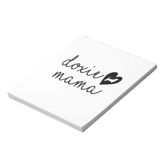 Dachshund Weenie Dog Mama Notitieblok (Linkerzijde)