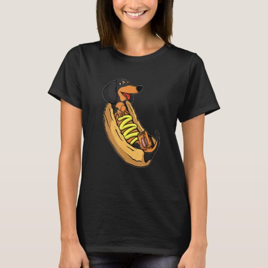 Dachshund Weenie Sause Dog T-shirt (Voorkant)