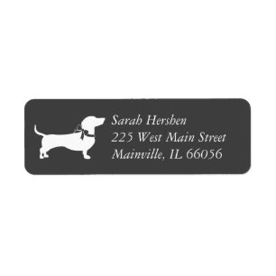 Dachshund Weiner Dog Baby shower Geslacht Neutraal Etiket