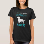 Dachshund Weiner Dog Dachshund Cheat Code for Happ T-shirt (Voorkant)