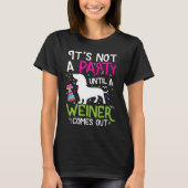 Dachshund Weiner Dog Funny T-shirt (Voorkant)