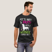 Dachshund Weiner Dog Funny T-shirt (Voorkant volledig)