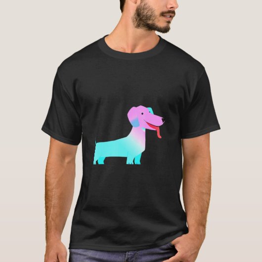 Dachshund Weiner Dog Mannen T-shirt (Voorkant)