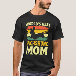 Dachshund Weiner Dog, 's werelds beste teckel moed T-shirt