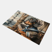 DACHSHUND WELCOME DEURMAT (Schuin)