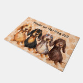 Dachshund Welcome Doormat Deurmat (Schuin)