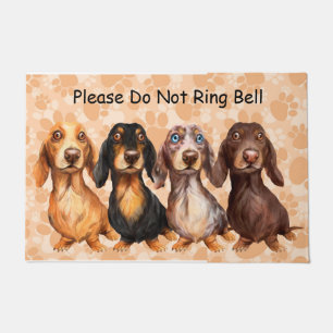 Dachshund Welcome Doormat Deurmat