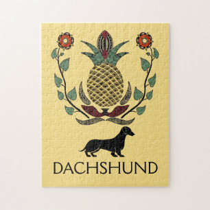 Dachshund Welcome Pineapple Legpuzzel