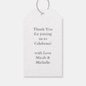 Dachshund Wiener Dog Baby shower Pink Girl Cadeaulabel (Achterkant)