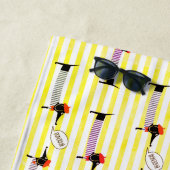 Dachshund Wiener Dog Bonjour Strandlaken (In situ)