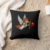 Dachshund Wiener Dog Cute Cupid Pet Kussen (Deken)