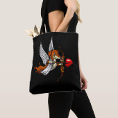 Dachshund Wiener Dog Cute Cupid Pet Tote Bag (Dichtbij)